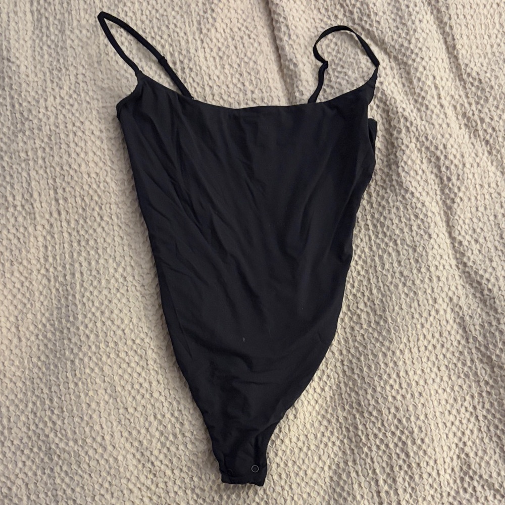 SKIMS Black Bodysuit